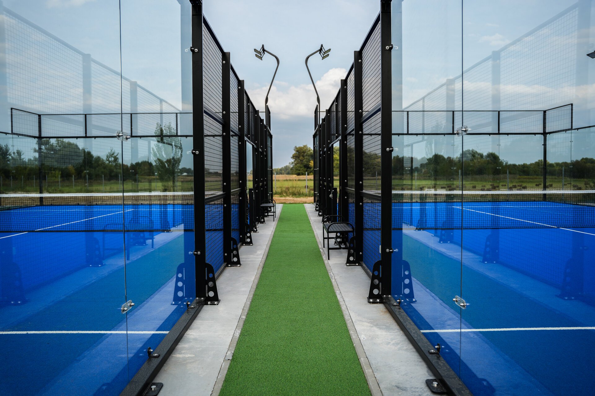 How much space does a padel court take?